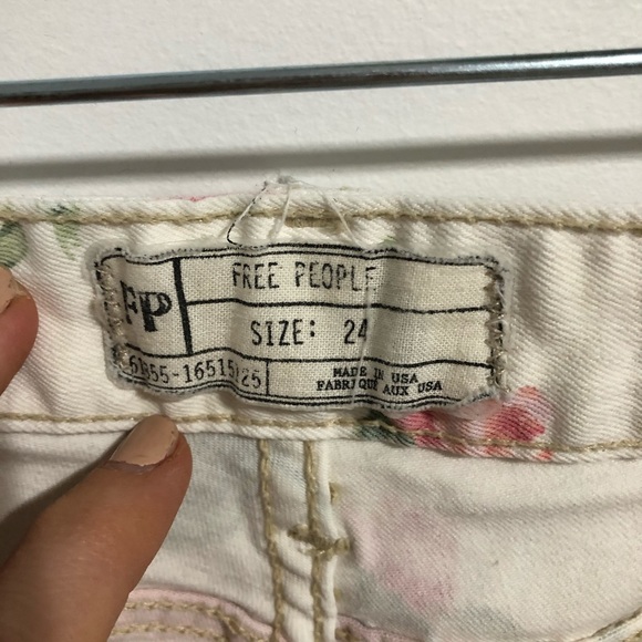 Cute Free People Floral Pants - Picture 5 of 6